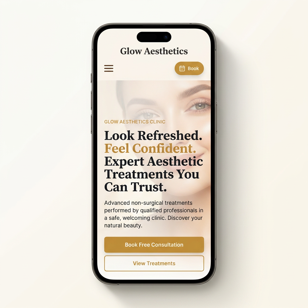 MedSpa Website & Review Growth System mobile screenshot